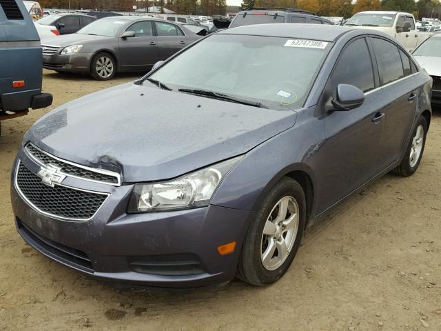 1G1PC5SB5E7103357 - 2014 CHEVROLET CRUZE LT 蓝色 照片 2