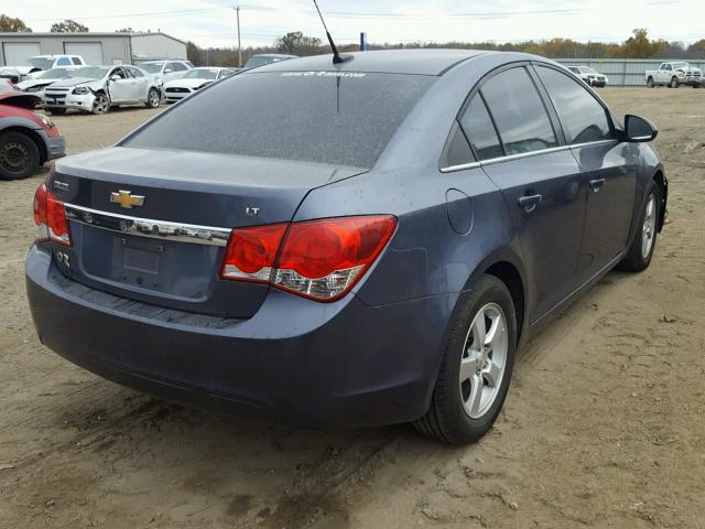 1G1PC5SB5E7103357 - 2014 CHEVROLET CRUZE LT 蓝色 照片 4
