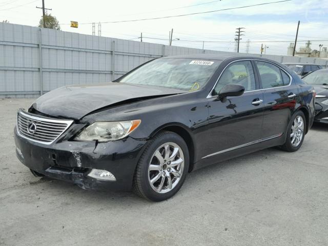 JTHBL46F895084800 - 2009 LEXUS LS 460 BLACK photo 2