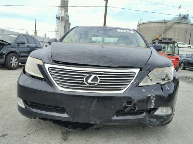 JTHBL46F895084800 - 2009 LEXUS LS 460 BLACK photo 9