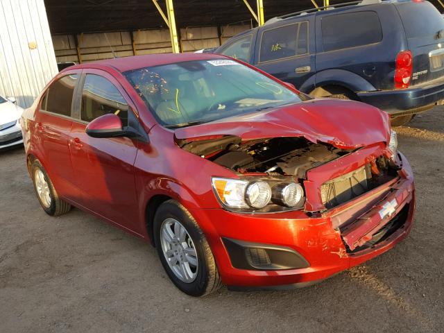 1G1JA5SH1C4175039 - 2012 CHEVROLET SONIC LS RED photo 1