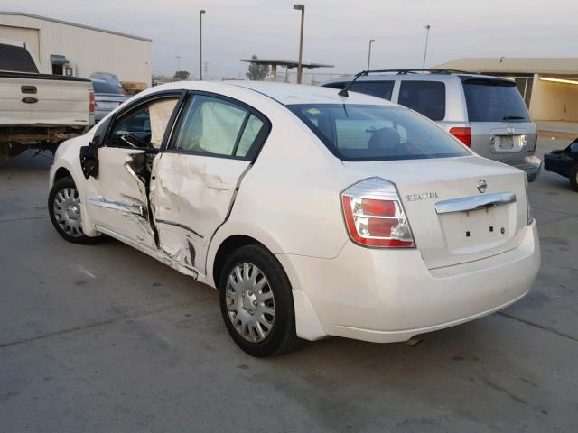 3N1AB6AP6AL660337 - 2010 NISSAN SENTRA 2.0 WHITE photo 3