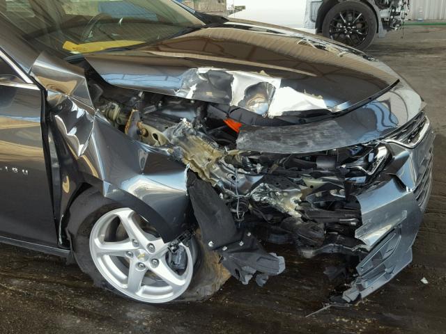 1G1ZB5ST7HF165907 - 2017 CHEVROLET MALIBU LS 石墨色 照片 9