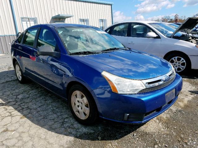 1FAHP34N78W188603 - 2008 FORD FOCUS S/SE BLUE photo 1