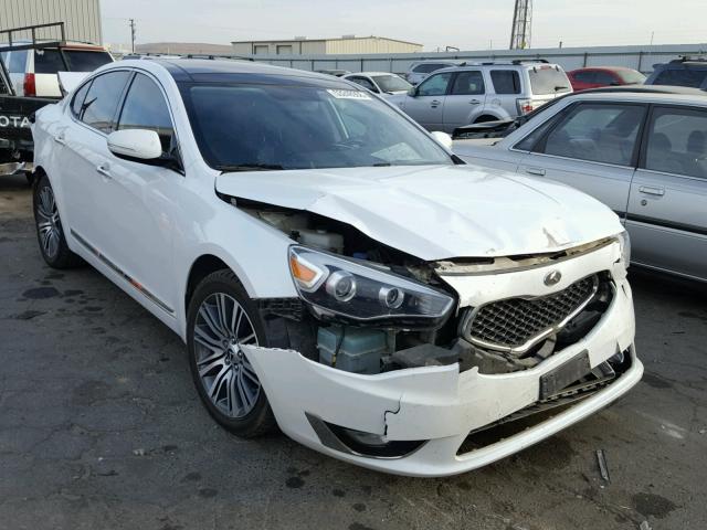 KNALN4D72E5163527 - 2014 KIA CADENZA PR WHITE photo 1