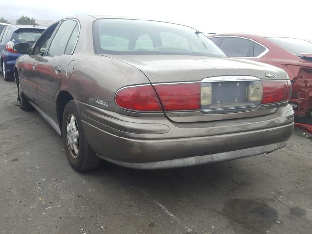 1G4HR54K91U206523 - 2001 BUICK LESABRE LI BEIGE photo 3