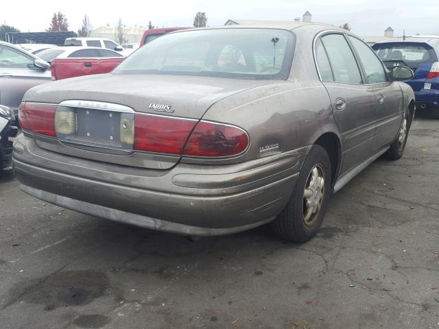 1G4HR54K91U206523 - 2001 BUICK LESABRE LI BEIGE photo 4