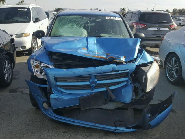 1B3HB48B88D526506 - 2008 DODGE CALIBER SX BLUE photo 9