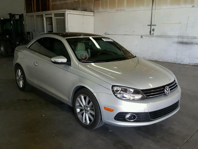 WVWBW7AH1CV002366 - 2012 VOLKSWAGEN EOS KOMFOR SILVER photo 1