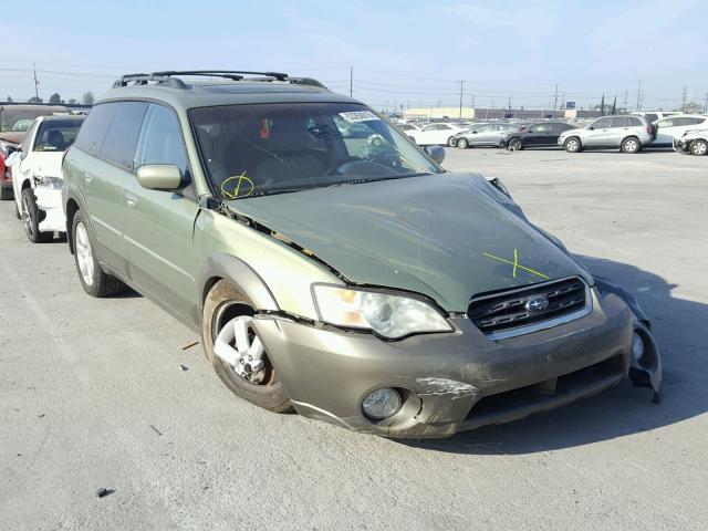 4S4BP62C067351307 - 2006 SUBARU LEGACY OUT GREEN photo 1