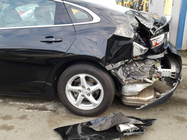 1G1ZB5ST6HF145079 - 2017 CHEVROLET MALIBU LS შავი ფოტო 9