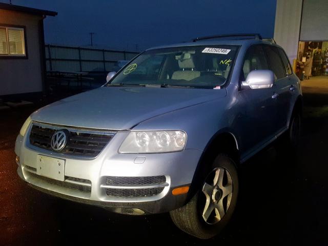 WVGBC67L04D031701 - 2004 VOLKSWAGEN TOUAREG 3. SILVER photo 2