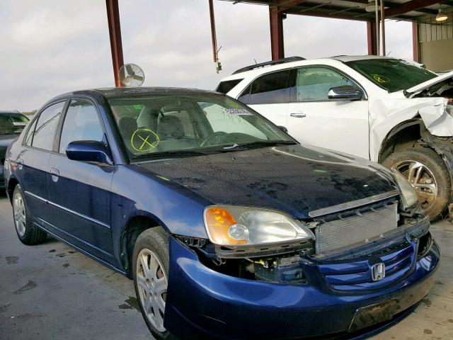 2HGES26773H525509 - 2003 HONDA CIVIC EX BLUE photo 1