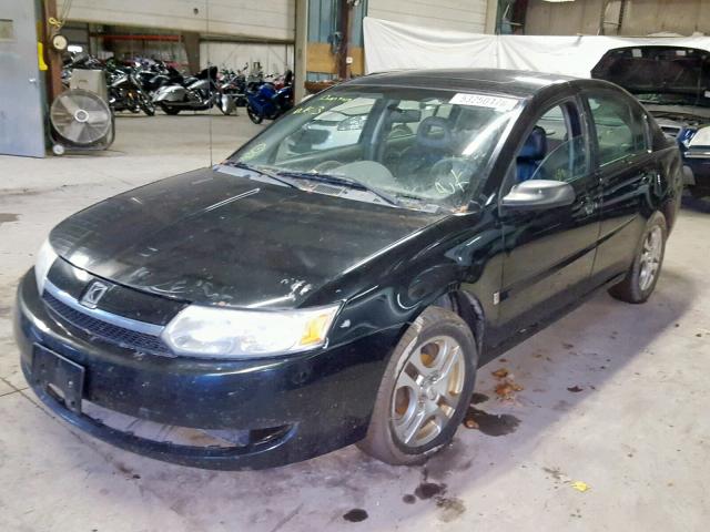 1G8AZ52F14Z197166 - 2004 SATURN ION LEVEL BLACK photo 2