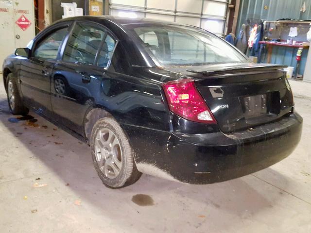 1G8AZ52F14Z197166 - 2004 SATURN ION LEVEL BLACK photo 3