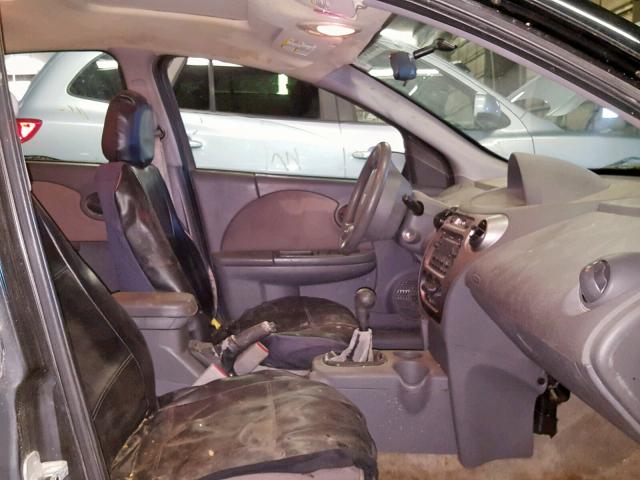 1G8AZ52F14Z197166 - 2004 SATURN ION LEVEL BLACK photo 5