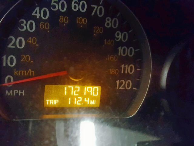 1G8AZ52F14Z197166 - 2004 SATURN ION LEVEL BLACK photo 8