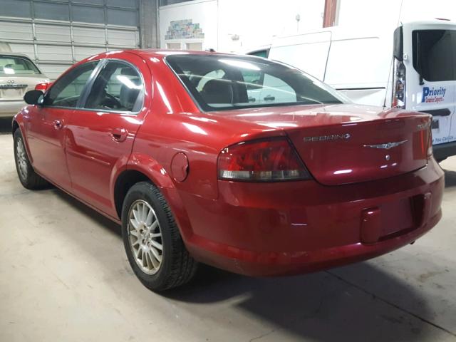 1C3EL56R56N189163 - 2006 CHRYSLER SEBRING TO RED photo 3