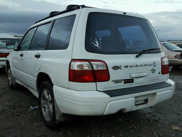 JF1SF65672H759102 - 2002 SUBARU FORESTER S თეთრი ფოტო 3