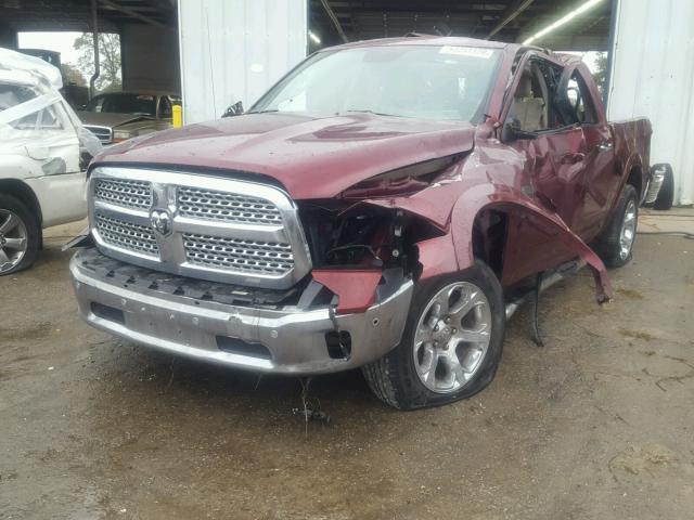 1C6RR7NM4HS874795 - 2017 RAM 1500 LARAM MAROON photo 2