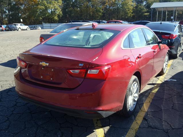 1G1ZJ5SU9HF267950 - 2017 CHEVROLET MALIBU HYB RED photo 4