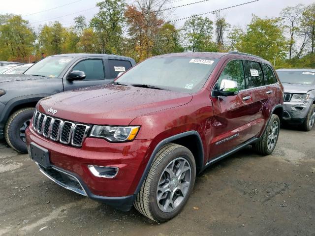 1C4RJFBG3KC552840 - 2019 JEEP GRAND CHER RED photo 2