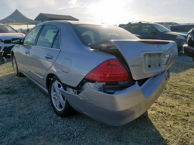 1HGCM55336A140307 - 2006 HONDA ACCORD SE SILVER photo 3