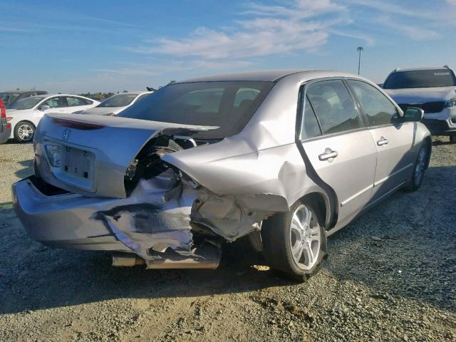 1HGCM55336A140307 - 2006 HONDA ACCORD SE SILVER photo 4