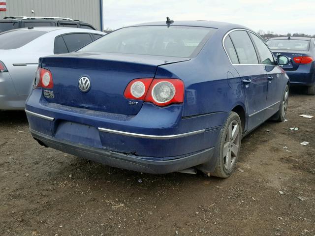 WVWAK73C48P095310 - 2008 VOLKSWAGEN PASSAT KOM BLUE photo 4