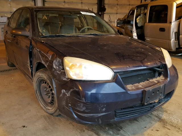 1G1ZS51F96F189330 - 2006 CHEVROLET MALIBU LS 黑色 照片 1