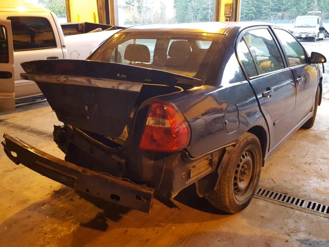 1G1ZS51F96F189330 - 2006 CHEVROLET MALIBU LS 黑色 照片 4