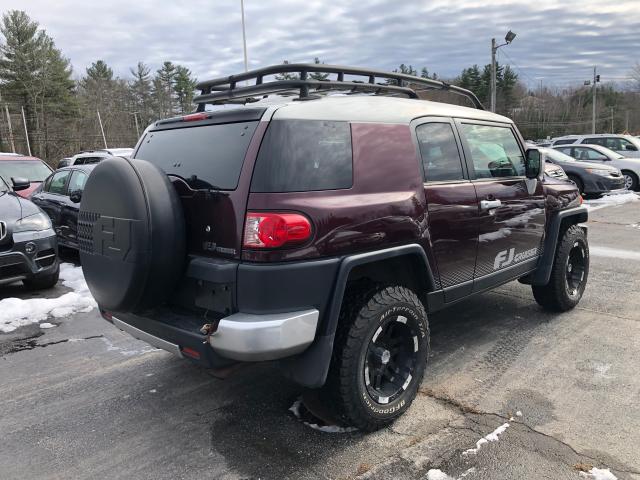 JTEBU11F570017887 - 2007 TOYOTA FJ CRUISER BURGUNDY photo 3