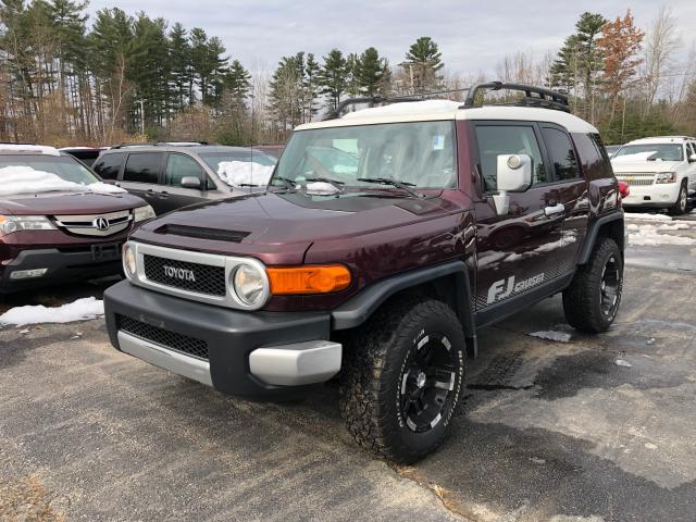 JTEBU11F570017887 - 2007 TOYOTA FJ CRUISER BURGUNDY photo 4