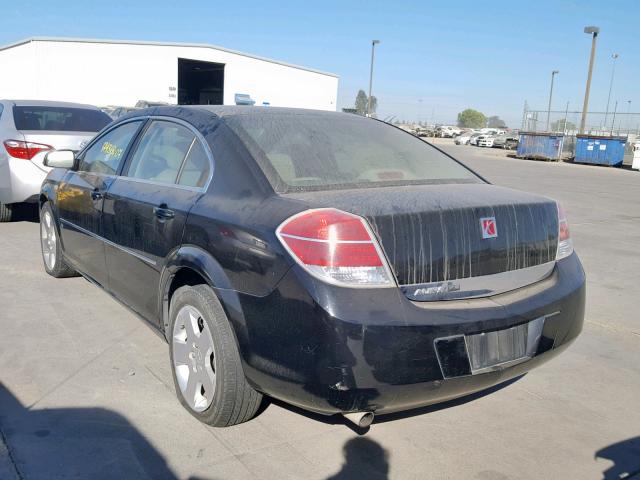 1G8ZS57NX7F162333 - 2007 SATURN AURA XE BLACK photo 3