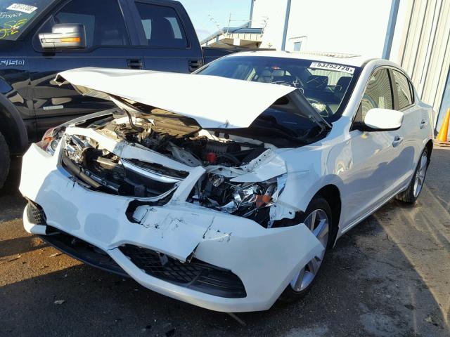 19VDE1F3XFE001790 - 2015 ACURA ILX 20 WHITE photo 2