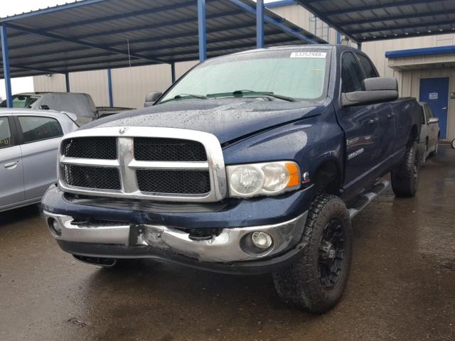 3D7KA28654G132379 - 2004 DODGE RAM 2500 S BLUE photo 2