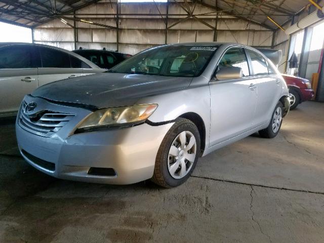 4T4BE46K37R004252 - 2007 TOYOTA CAMRY CE SILVER photo 2
