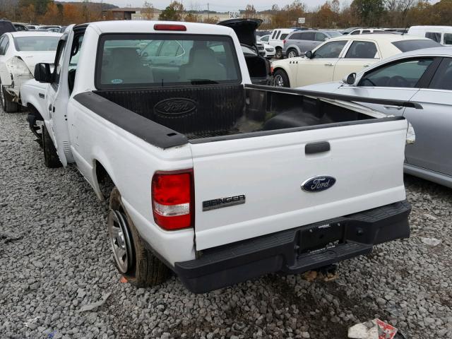 1FTYR10D77PA97166 - 2007 FORD RANGER WHITE photo 3