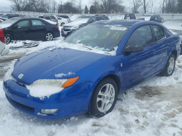 1G8AW12F54Z207571 - 2004 SATURN ION LEVEL BLUE photo 2