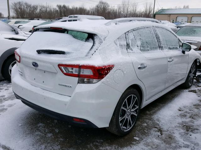 4S3GTAT60J3745276 - 2018 SUBARU IMPREZA LI WHITE photo 4