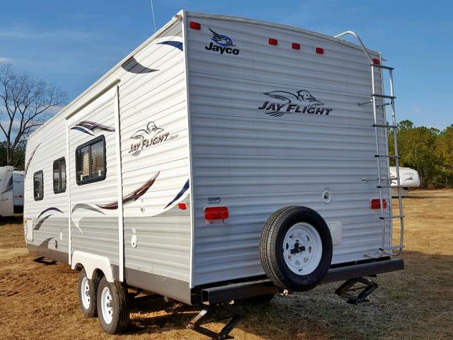 1UJBJ0BM6C18L0163 - 2012 JAYCO JAY FLIGHT  WHITE photo 3