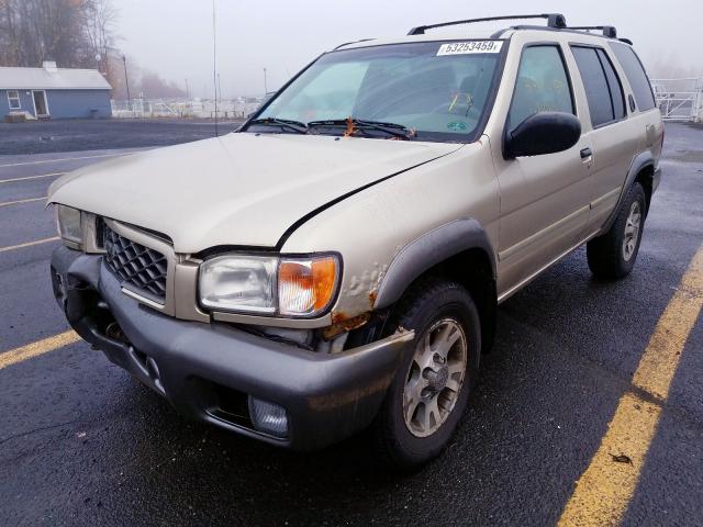 JN8DR09Y21W604796 - 2001 NISSAN PATHFINDER GOLD photo 2