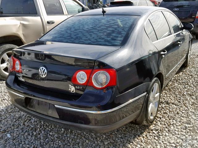 WVWAK73C68E091674 - 2008 VOLKSWAGEN PASSAT KOM BLACK photo 4