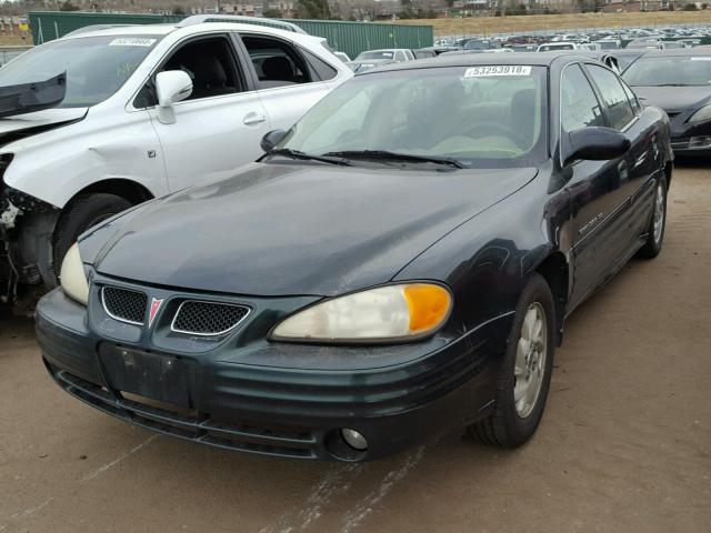 1G2NF52F52C124290 - 2002 PONTIAC GRAND AM S GREEN photo 2