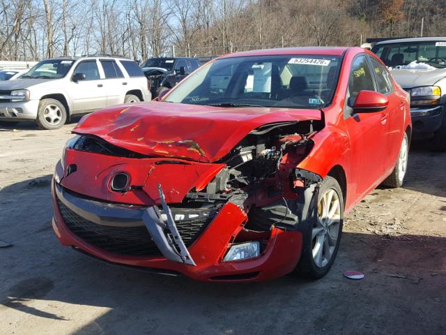 JM1BL1U62B1437614 - 2011 MAZDA 3 S RED photo 2