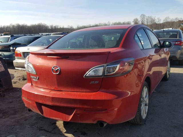 JM1BL1U62B1437614 - 2011 MAZDA 3 S RED photo 4