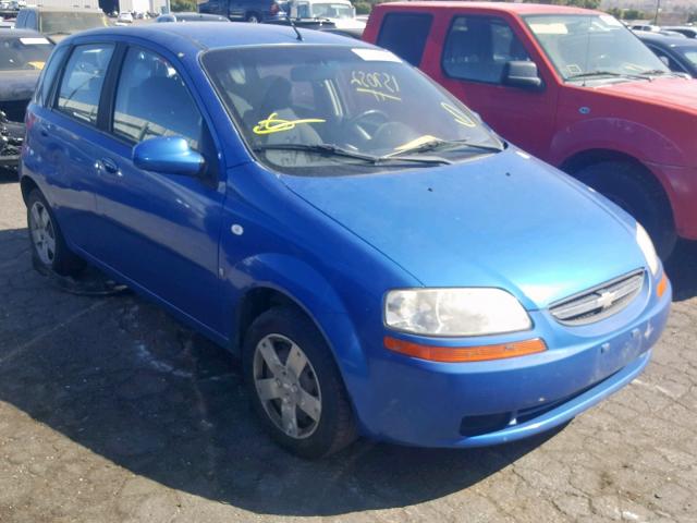 KL1TD66698B264017 - 2008 CHEVROLET AVEO BASE Көк фото 1