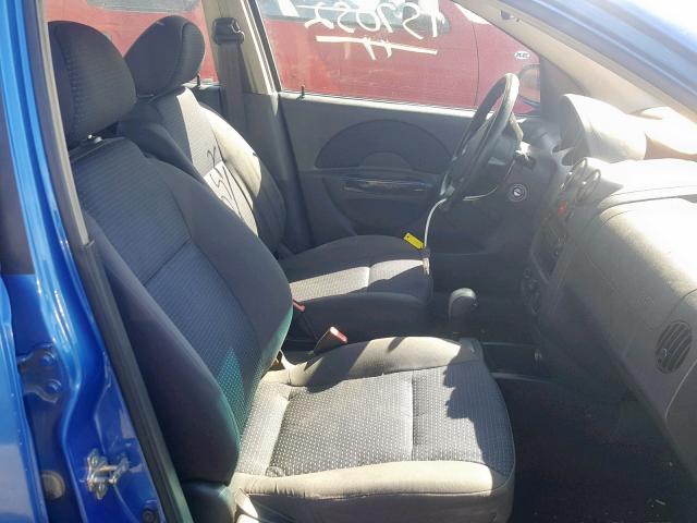 KL1TD66698B264017 - 2008 CHEVROLET AVEO BASE Көк фото 5