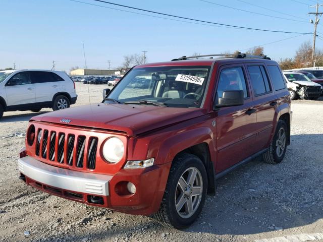 1J8FF48W37D275723 - 2007 JEEP PATRIOT LI RED photo 2