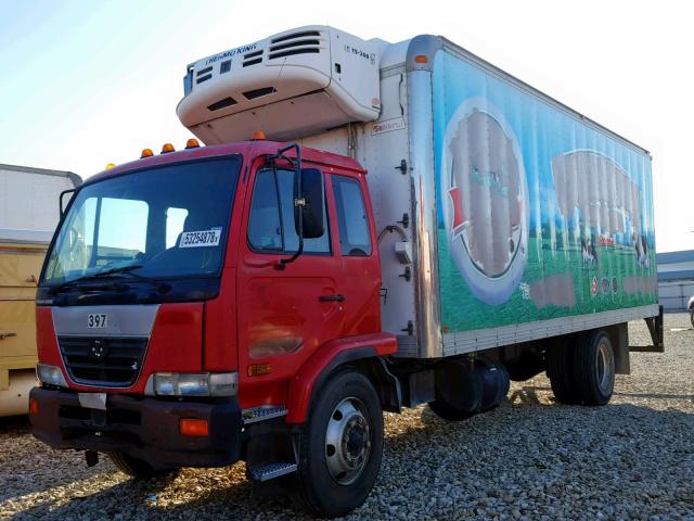 JNAPA80HX7AN60227 - 2007 NISSAN DIESEL UD2600 RED photo 2